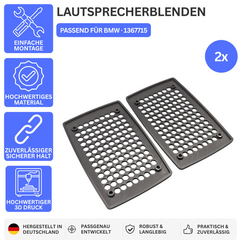 Printbtw lautsprecherblende - 2x,
